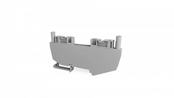 Клеммник на DIN-рейку измерительный с тестовыми гнездами (Винтовой) 6 мм.кв. (серый); TDT-C 6