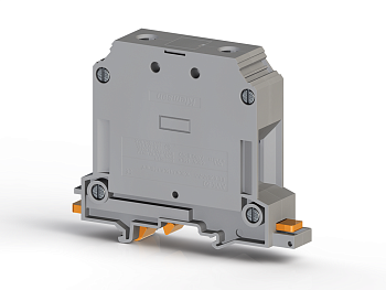 Клеммник на DIN-рейку 50мм.кв., (серый); AVK50