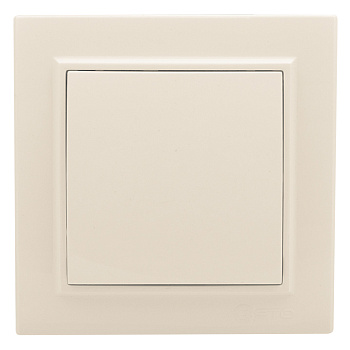 Минск Кнопка нажимная СП, 10А, бежевая EKF