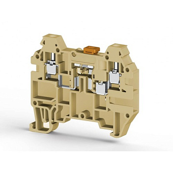 Клеммник 3-х выводной с размыкателем, 2,5 мм.кв., (бежевый); AVK 2,5 EA Клеммник 3-х выводной с размыкателем, 2,5 мм.кв., (бежевый); AVK 2,5 EA