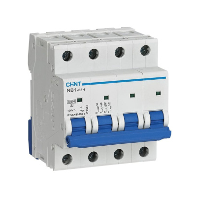 Авт. выкл. NB1-63H 4P 3A 10кА х-ка C (R)(CHINT)