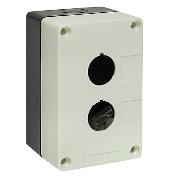 Корпус КП102 пластиковый 2 кнопки белый EKF PROxima Корпус КП102 пластиковый 2 кнопки белый EKF PROxima