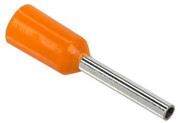 Наконечник-гильза Е0508 0,5мм2 (оранжевый, 20шт) ИЭК