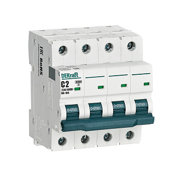 Авт. выкл. 4P 2A х-ка C ВА-105 10кА