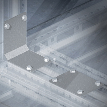 Прямой соединитель, для тяжёлых шкафов CQE, 1 упаковка - 4шт. Прямой соединитель, для тяжёлых шкафов CQE, 1 упаковка - 4шт.