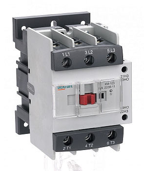 Контактор 80А 220В АС3 1НО+1НЗ КМ-103 DEKraft