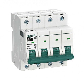 Авт. выкл. 4Р 50А х-ка B ВА-103 6кА