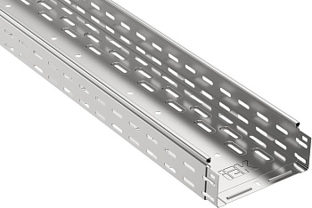 ESCA Лоток перфорированный 80х150х3000 RAL 9016 IEK ESCA Лоток перфорированный 80х150х3000 RAL 9016 IEK