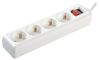 Удлинитель У04К-выкл. 4 места 2P+PE/1,5 метра 3х1мм2 16А/250 IEK Удлинитель У04К-выкл. 4 места 2P+PE/1,5 метра 3х1мм2 16А/250 IEK