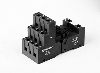 Розетка с винтовыми клеммами (с зажимной клетью) для реле 62.31, 62.32, 62.33; применяются модули 86.00, 86.30, 99.02; в комплекте металлическая клипса 092.71; версия: черный цвет (заказ минимум/кратно 1000шт) Розетка с винтовыми клеммами (с зажимной клетью) для реле 62.31, 62.32, 62.33; применяются модули 86.00, 86.30, 99.02; в комплекте металлическая клипса 092.71; версия: черный цвет (заказ минимум/кратно 1000шт)