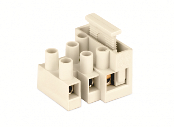 Клемма с держателем плавких вставок (6 х 30) 6,3A 3пол. под жилы сечением 2.5/4кв.мм