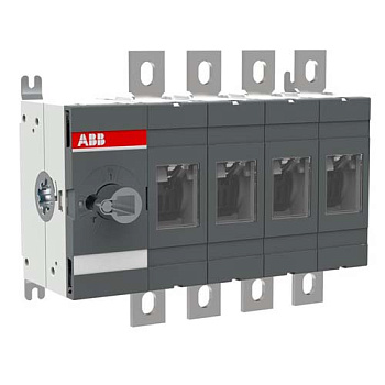 Рубильник OT250E04 до 250А 4-полюсный (без ручки управления)