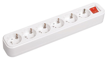 Розетка переносная разб. с выкл. К06В 6 мест CLASSIC IEK Розетка переносная разб. с выкл. К06В 6 мест CLASSIC IEK