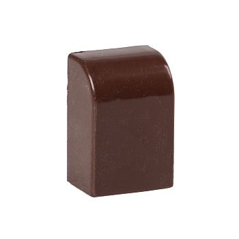 Заглушка (16х16) (4 шт) темное дерево EKF-Plast Заглушка (16х16) (4 шт) темное дерево EKF-Plast