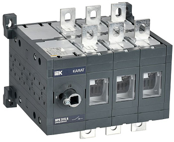 KARAT Выкл-разъед. ВРК реверс. без рукоятки 3P 315А IEK KARAT Выкл-разъед. ВРК реверс. без рукоятки 3P 315А IEK