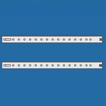 Направляющие, для горизонтальных разделителей, Г=745мм, 1 упаковка - 2шт. Направляющие, для горизонтальных разделителей, Г=745мм, 1 упаковка - 2шт.