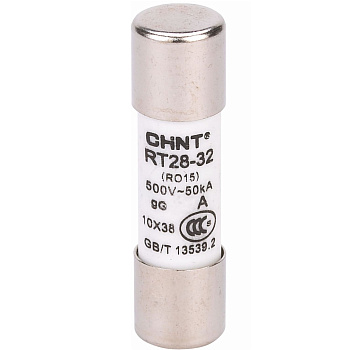 Плавкая вставка цилиндрическая RT28-32 25A 10х38 (R)(CHINT)