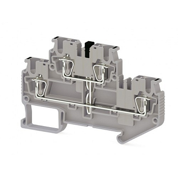 Пружинная клемма серии премиум SRD 2,5-2FK (Серый) Пружинная клемма серии премиум SRD 2,5-2FK (Серый)