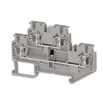 Пружинная клемма серии премиум SRD 2,5-2FLD-24VDC (Серый)