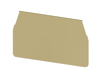 Концевой сегмент на измер. клеммники WGO3, (бежевый);  NPP WGO3