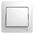 GLOSSA 1-клавишный ВЫКЛЮЧАТЕЛЬ, сх.1, 10АХ, в сборе, БЕЛЫЙ