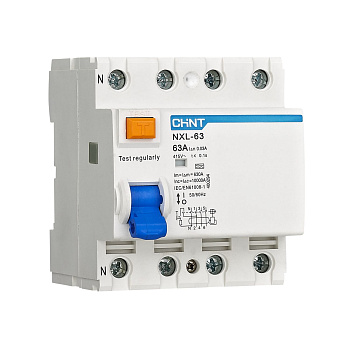УЗО NXL-63 10kA 3P+N 63A 300mA AC (R)(CHINT) УЗО NXL-63 10kA 3P+N 63A 300mA AC (R)(CHINT)