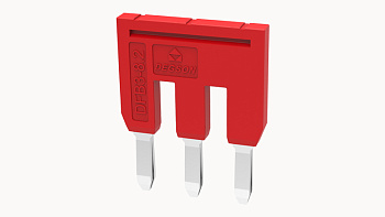 DFB3-8.2-16-00A(H), Перемычка DFB для клемм DS, 3П, 6 мм.кв, красный, шт