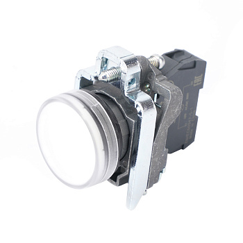 Сигнальная лампа в сборе модульная 22 мм белая 24В DC Сигнальная лампа в сборе модульная 22 мм белая 24В DC