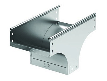 Ответвитель TD Т-образный вертикальный основанием 100, H50 в комплекте с крепежными элементами и соединительными пластинами,необходимыми для монтажа Ответвитель TD Т-образный вертикальный основанием 100, H50 в комплекте с крепежными элементами и соединительными пластинами,необходимыми для монтажа