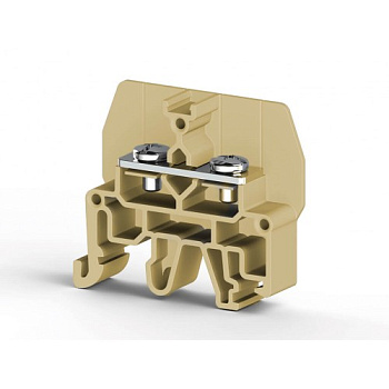 Болтовой Клеммник под вилочный наконечник на DIN-рейку 6 мм.кв. (серый); CPB 6 Болтовой Клеммник под вилочный наконечник на DIN-рейку 6 мм.кв. (серый); CPB 6
