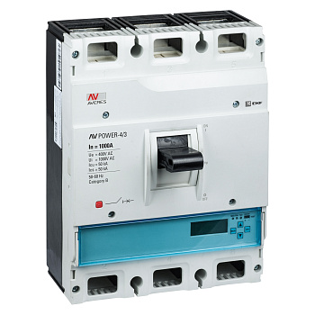 Автоматический выключатель AV POWER-4/3 1000А 50kA ETU6.2 Автоматический выключатель AV POWER-4/3 1000А 50kA ETU6.2