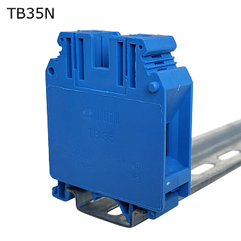 Клемма винтовая проходная 2 контакта 35 мм2, синяя Клемма винтовая проходная 2 контакта 35 мм2, синяя