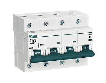 Авт. выкл. 4Р 125А х-ка D ВА-201 10кА