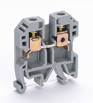 Зажим наборный 50А 6мм2 ЗН-101 серый