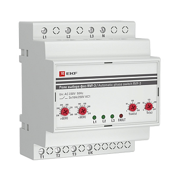 Реле выбора фаз RVF-3 EKF PROxima Реле выбора фаз RVF-3 EKF PROxima