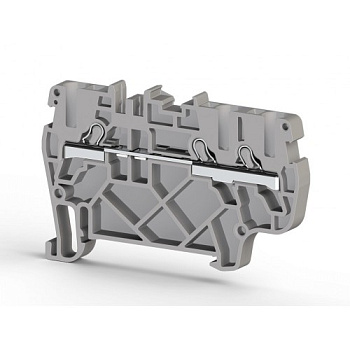 Клеммник пруж.быстрозажимной (Push in), 3-х выводной, 2,5мм.кв., (оранжевый); PYK 2,5E (50шт/упак)