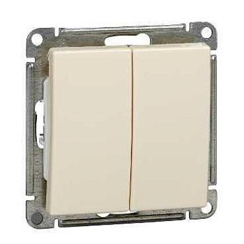 W59 2-клавишный ПЕРЕКЛЮЧАТЕЛЬ, 10АХ, механизм, СЛОНОВАЯ КОСТЬ W59 2-клавишный ПЕРЕКЛЮЧАТЕЛЬ, 10АХ, механизм, СЛОНОВАЯ КОСТЬ