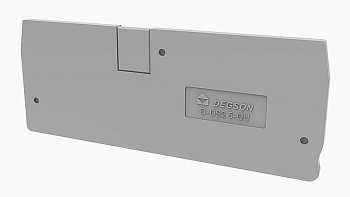 D-DS2.5-QU-MT-01P-11-00Z(H) Крышка торцевая для клемм DS2.5-QU-MT 2,5мм2 на 4 контакта, серая