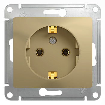 GLOSSA РОЗЕТКА с заземлением, 16А, механизм, ТИТАН GLOSSA РОЗЕТКА с заземлением, 16А, механизм, ТИТАН