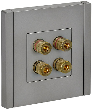 FORTE&PIANO Аудиорозетка 4-мест. FP539 ст. IEK