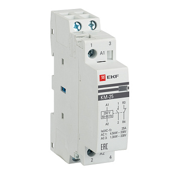Контактор модульный КМ 25А NО+NC (1 мод.) EKF PROxima Контактор модульный КМ 25А NО+NC (1 мод.) EKF PROxima