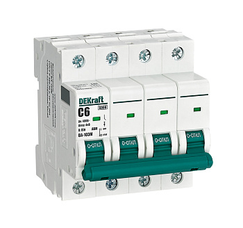 Авт. выкл. без теплозащиты 4P 6А х-ка C 6кА ВА-103M