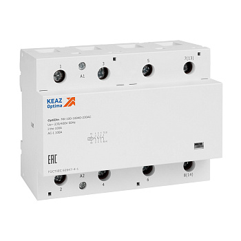 Контактор модульный OptiDin MK-100-10022-24AC